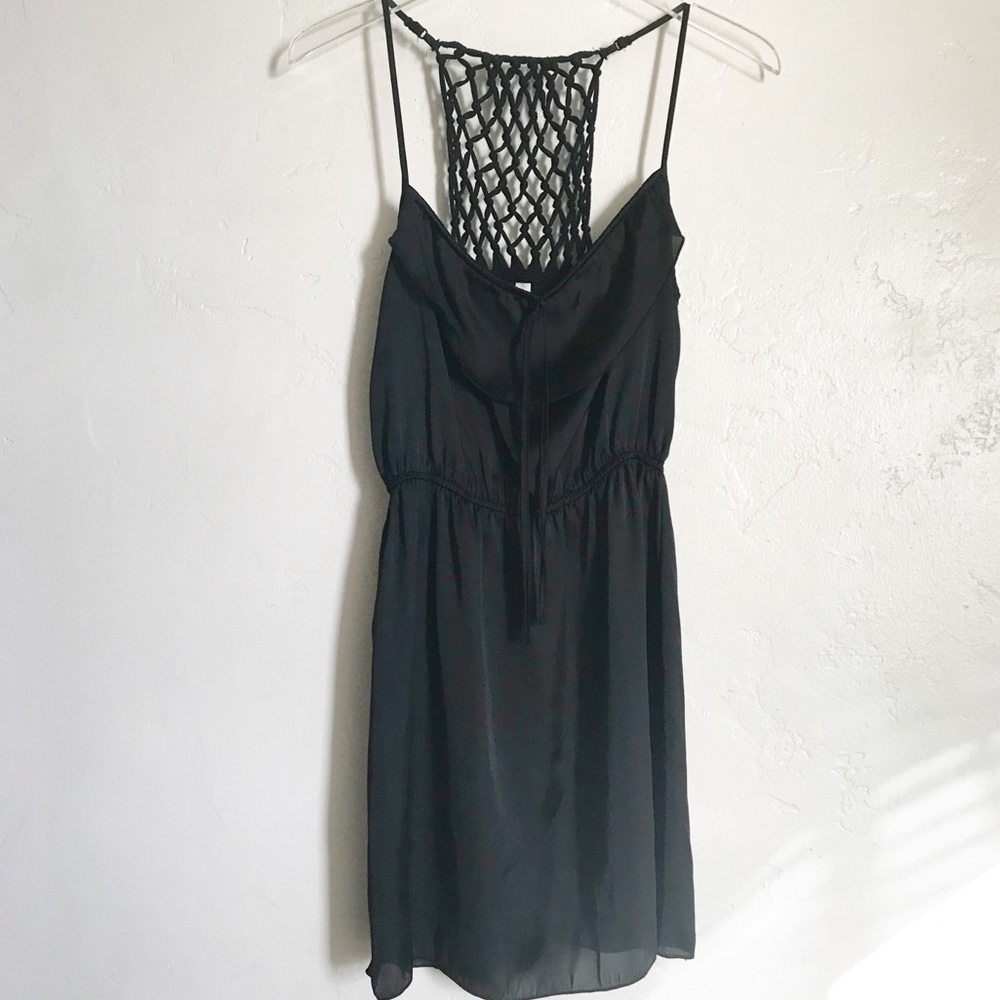 Xhilaration Black Slip Beach Cover Up, Size XS